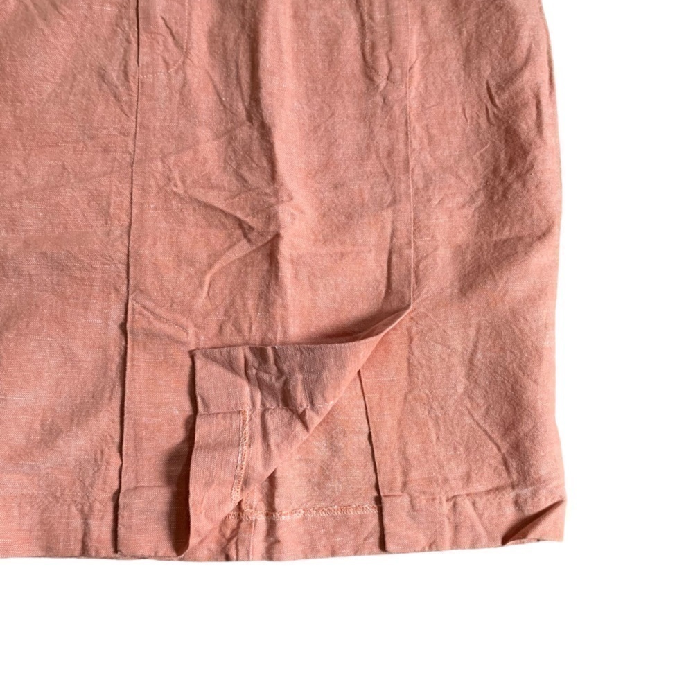 Gamma 100% Linen Midi Pencil Skirt - Picture 2 of 10